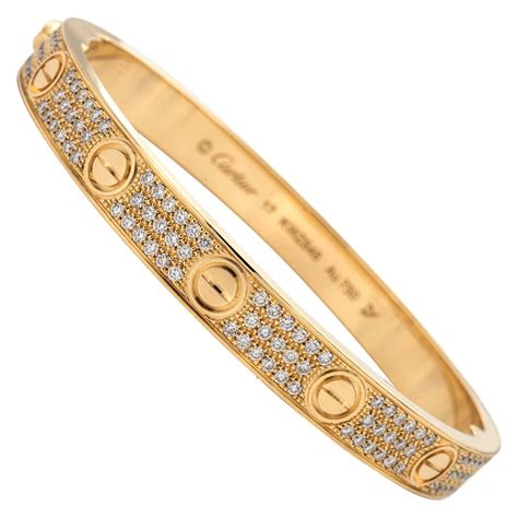 cartier love bracelet 17 size|cartier love bracelet 17 750.